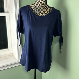 Michael Kors navy blue blouse, XL
